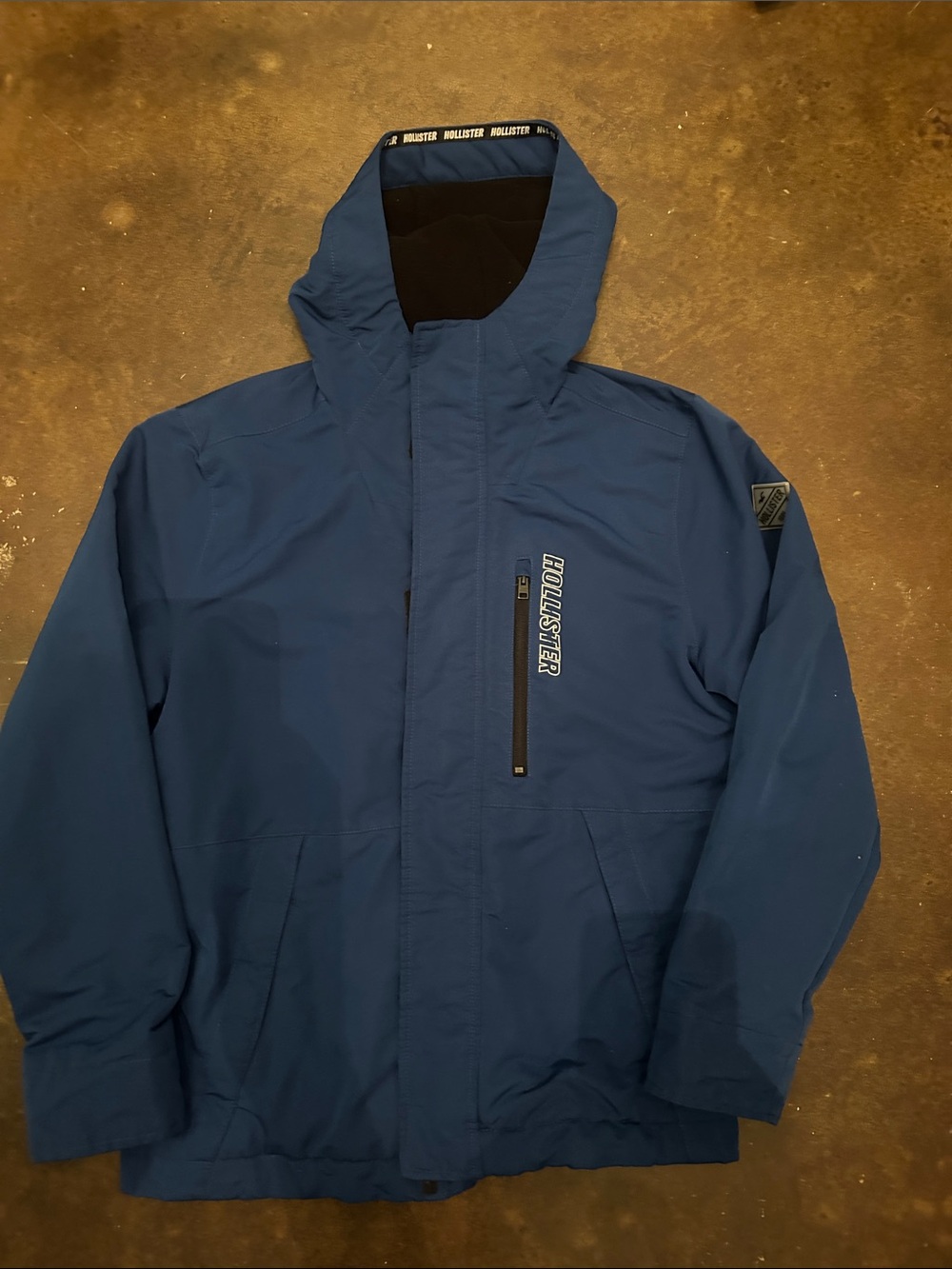 Hollister Men's Winter Hooded Ski Jacket